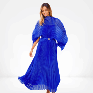 Cerulean Cascade Gown