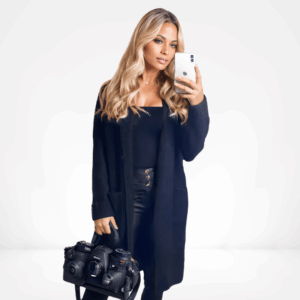 Midnight Cascade Cardigan