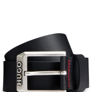 HUGO BOSS Leather belt with logo buckle