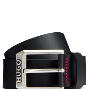 HUGO BOSS Leather belt with logo buckle