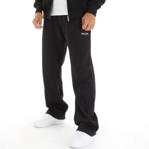 Avant Garde Mens Straight Leg Joggers Black