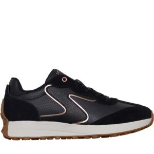Skechers Womens Gusto Trainers Black/​Gold